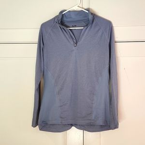 Dusty Blue C9 by Champion Quarter Zip Pullover, size Medium